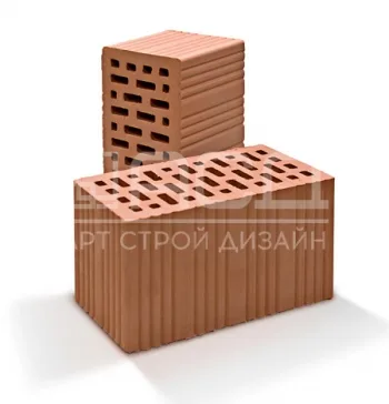 Рядовой кирпич (персик) 250* 120*140