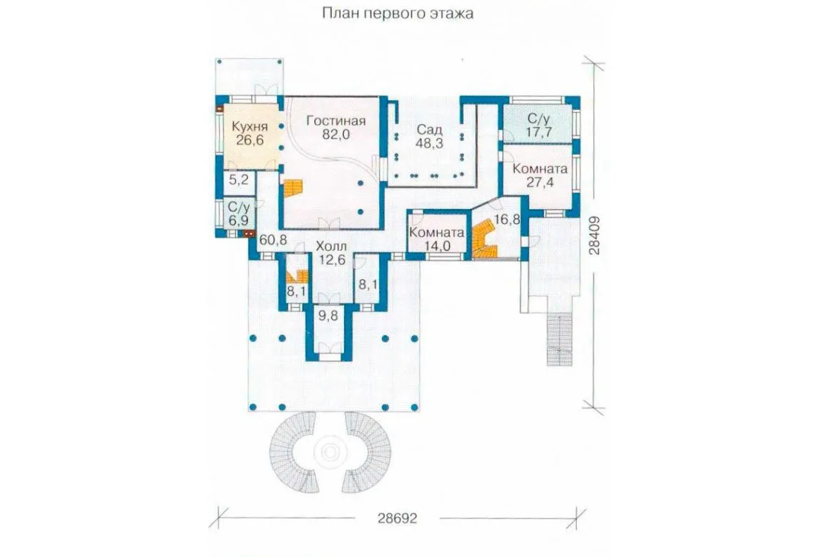 План N2 проекта ВИП дома «1100»