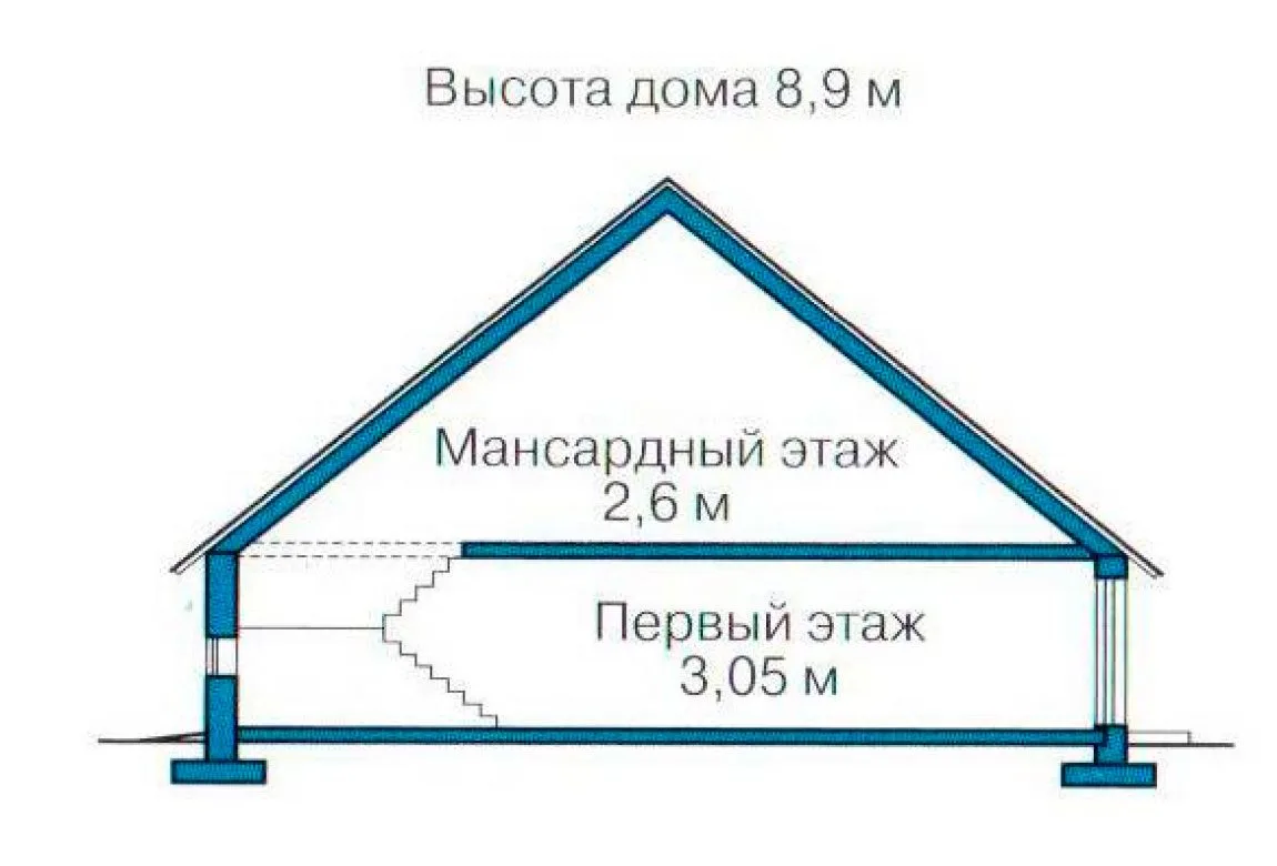 План N3 проекта кирпичного дома «1011»