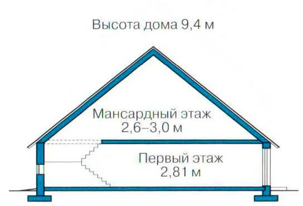 План N3 проекта кирпичного дома «1013»