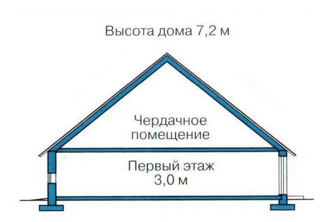 План N2 проекта кирпичного дома «1002»