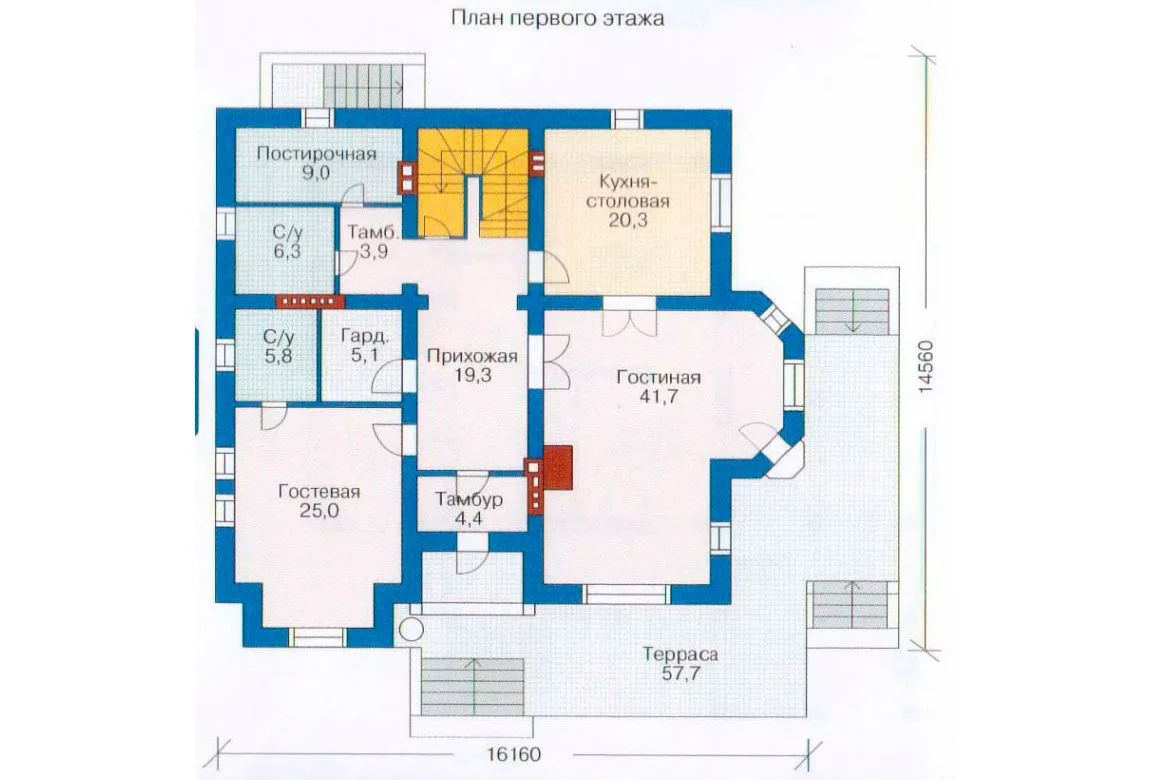 План N2 проекта ВИП дома «1232»