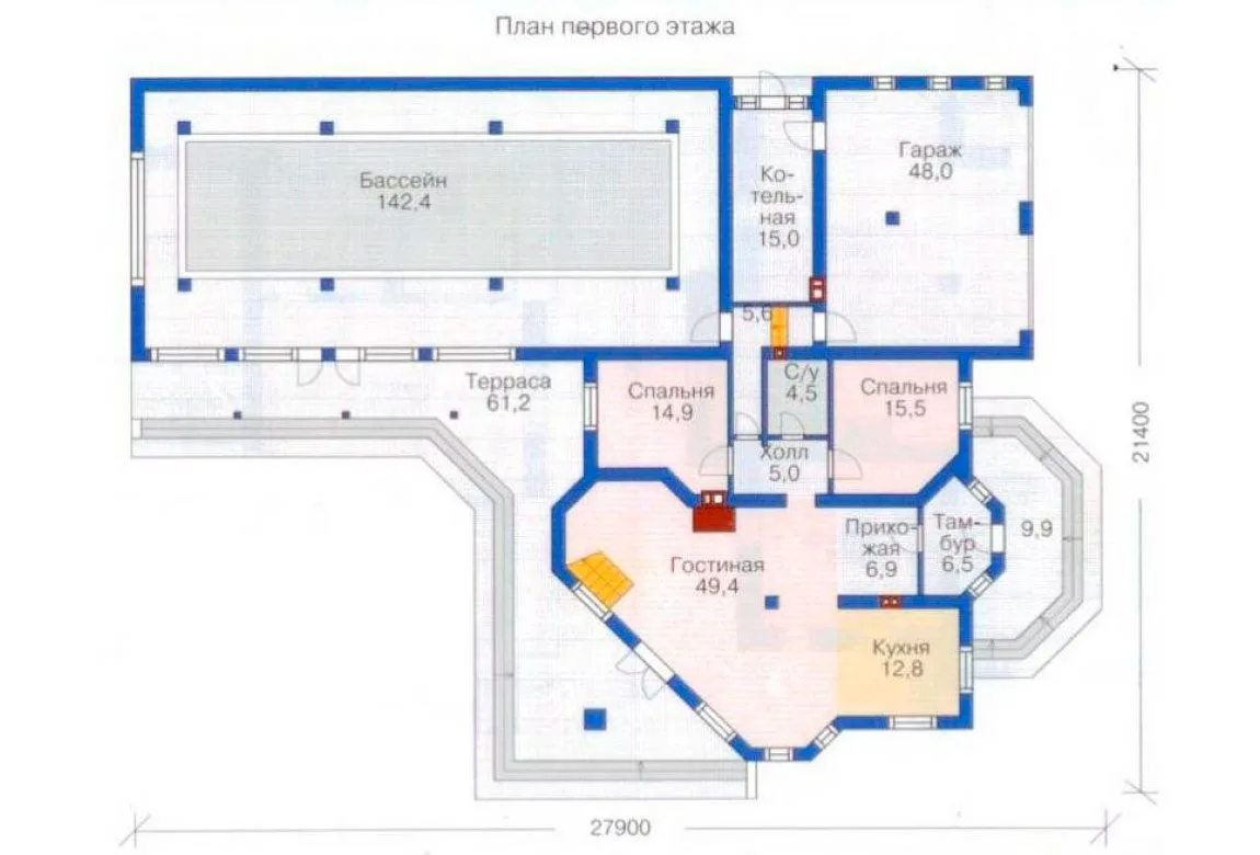 План N1 проекта ВИП дома «1234»