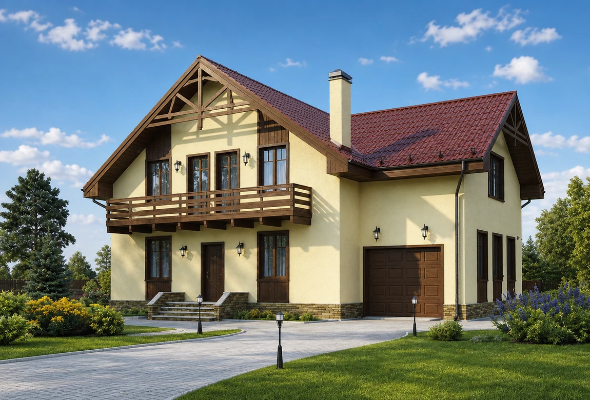 Проект «1285» — Проекты домов из SIP (СИП панелей)