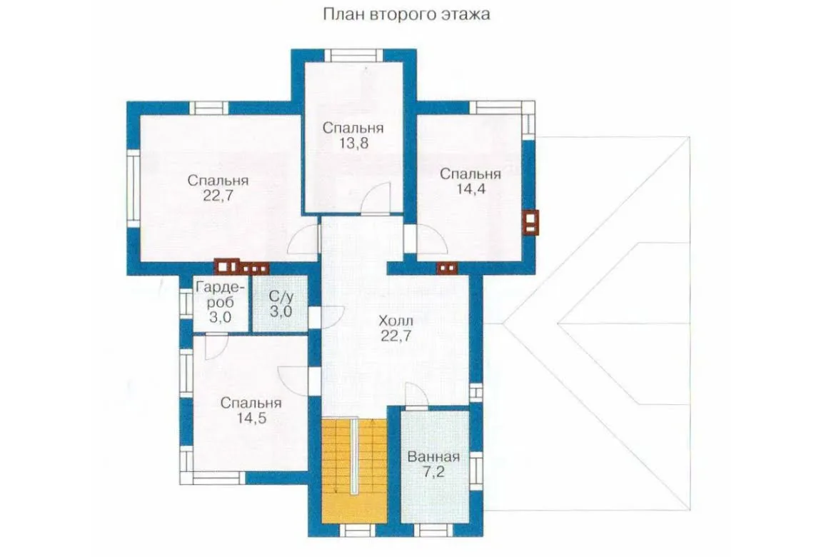 План N2 проекта дома из СИП-панелей «1290» План N2 проекта дома из СИП-панелей «1290»