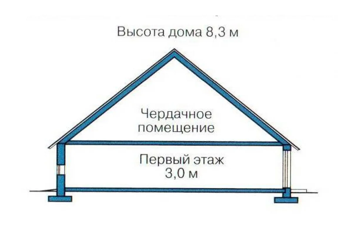 План N2 проекта кирпичного дома «1003»