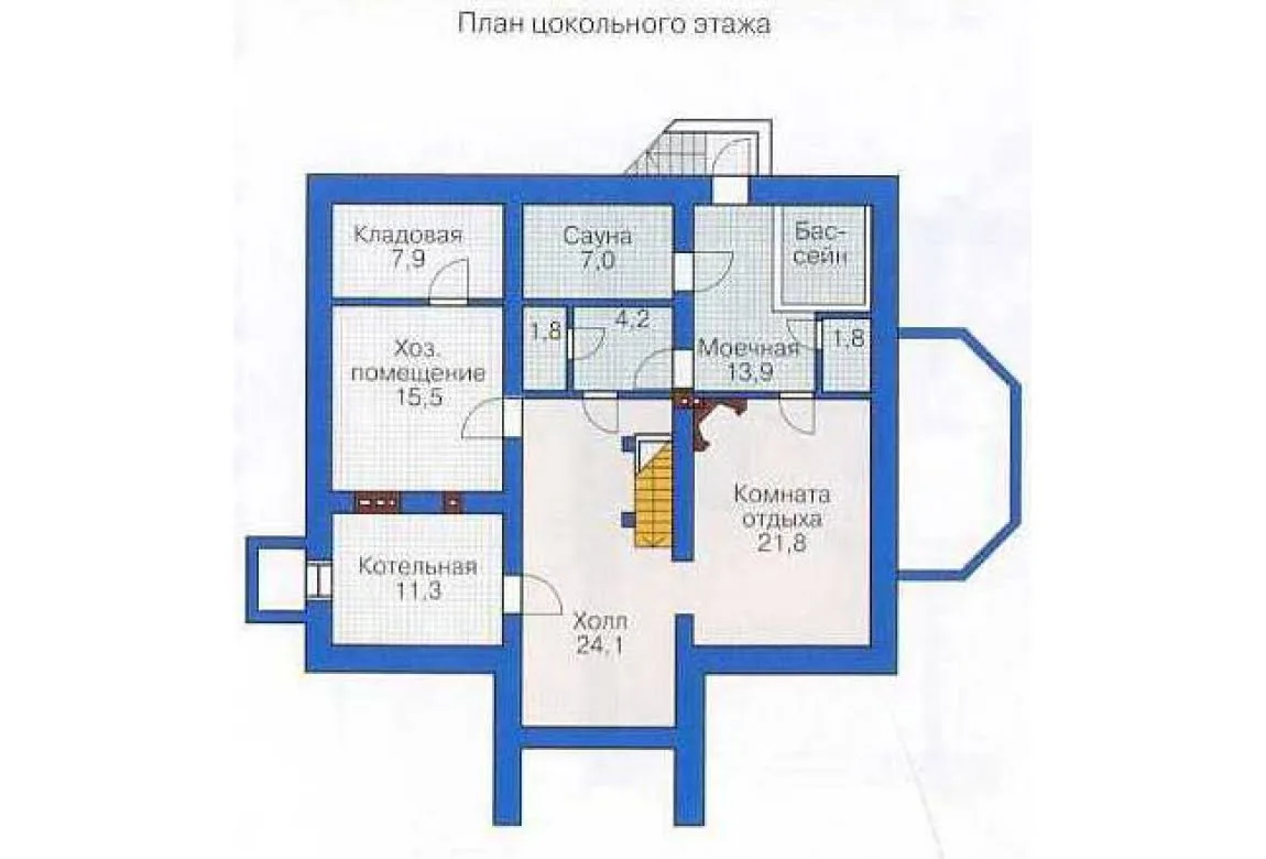 План N3 проекта дома из СИП-панелей «1304»