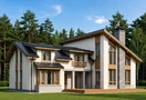 Проект СИП дома «1307» Площадь 332м2. Фото, цена, размеры | «Арт Строй Дизайн»