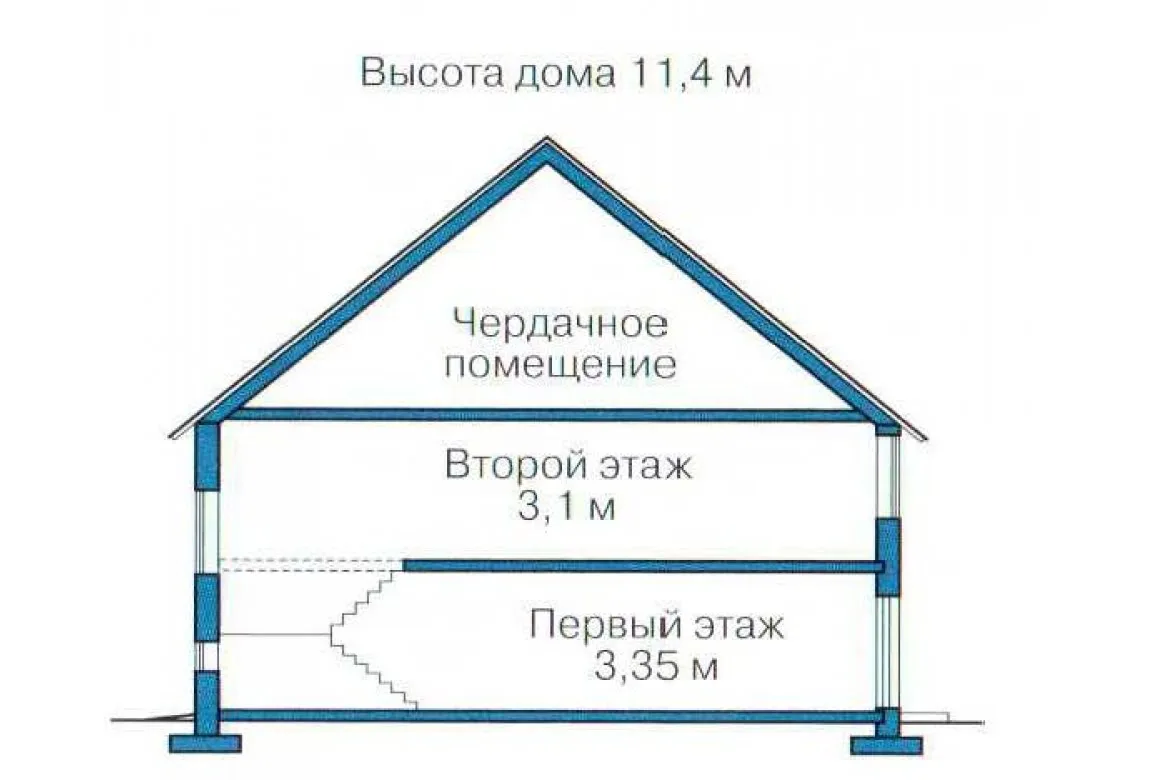 План N3 проекта дома из СИП-панелей «1308»