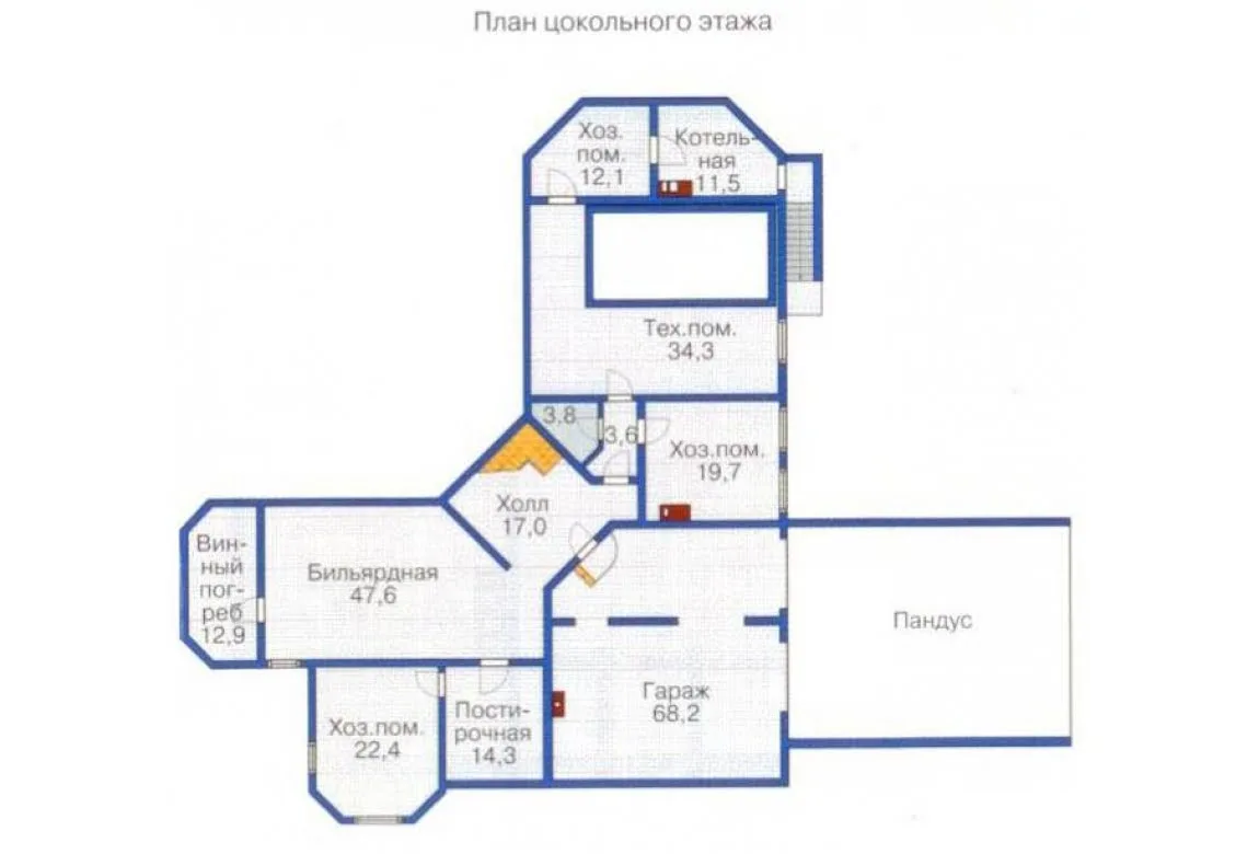 План N1 проекта ВИП дома «1375»