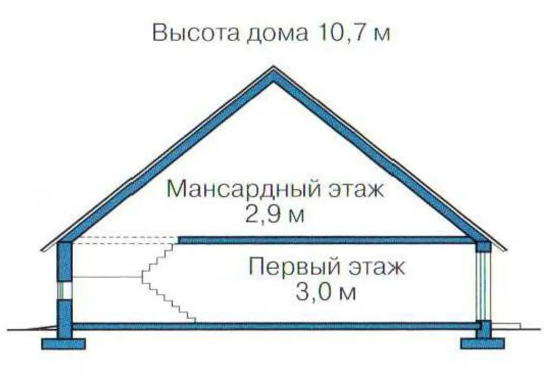План N3 проекта кирпичного дома «1004»