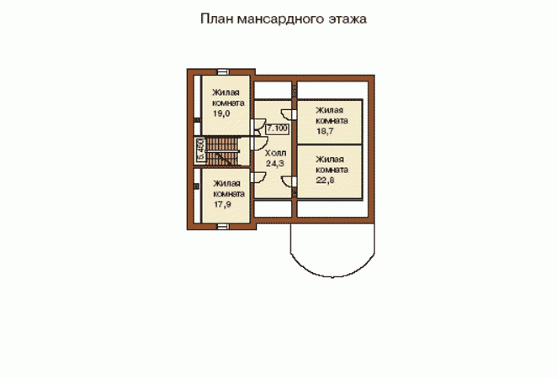 План N3 проекта ВИП дома «1451»