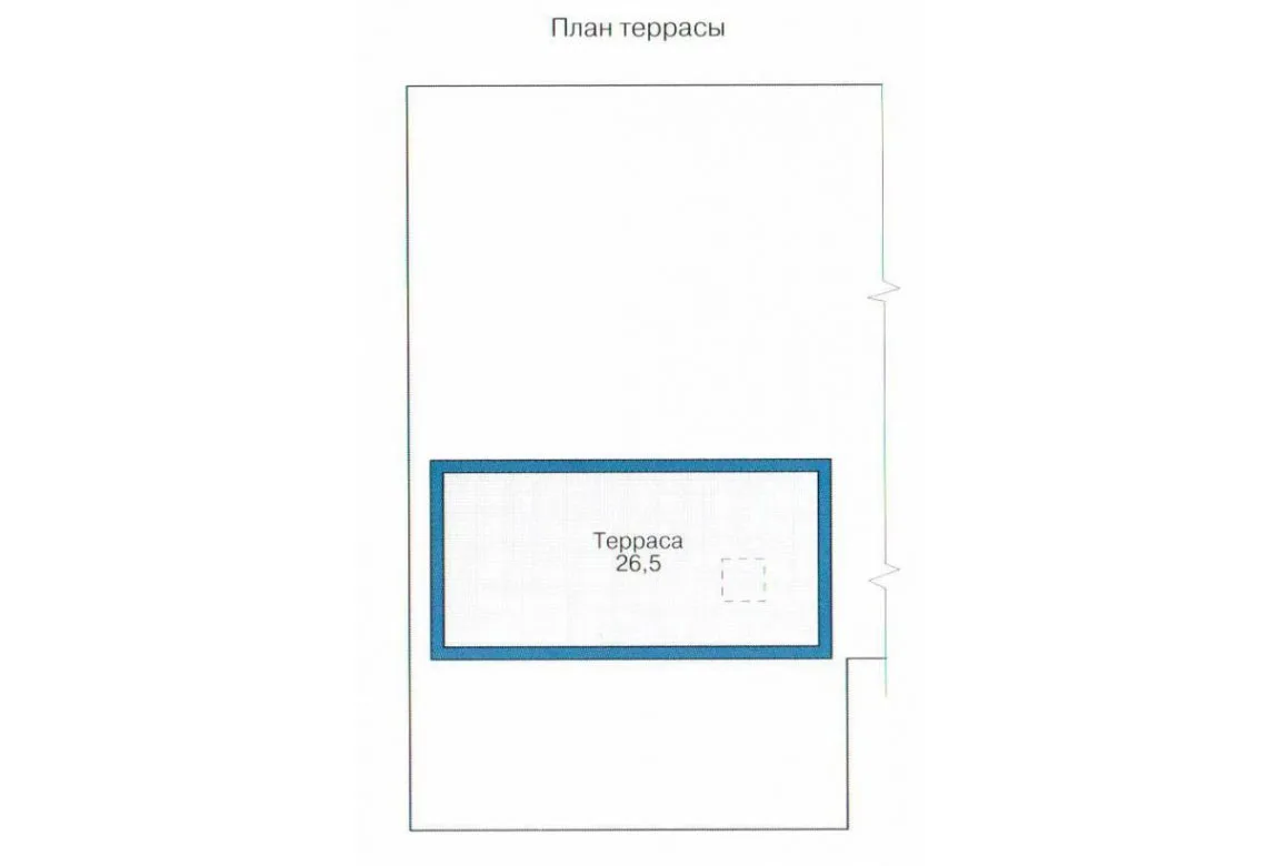 План N2 проекта кирпичного дома «1005»