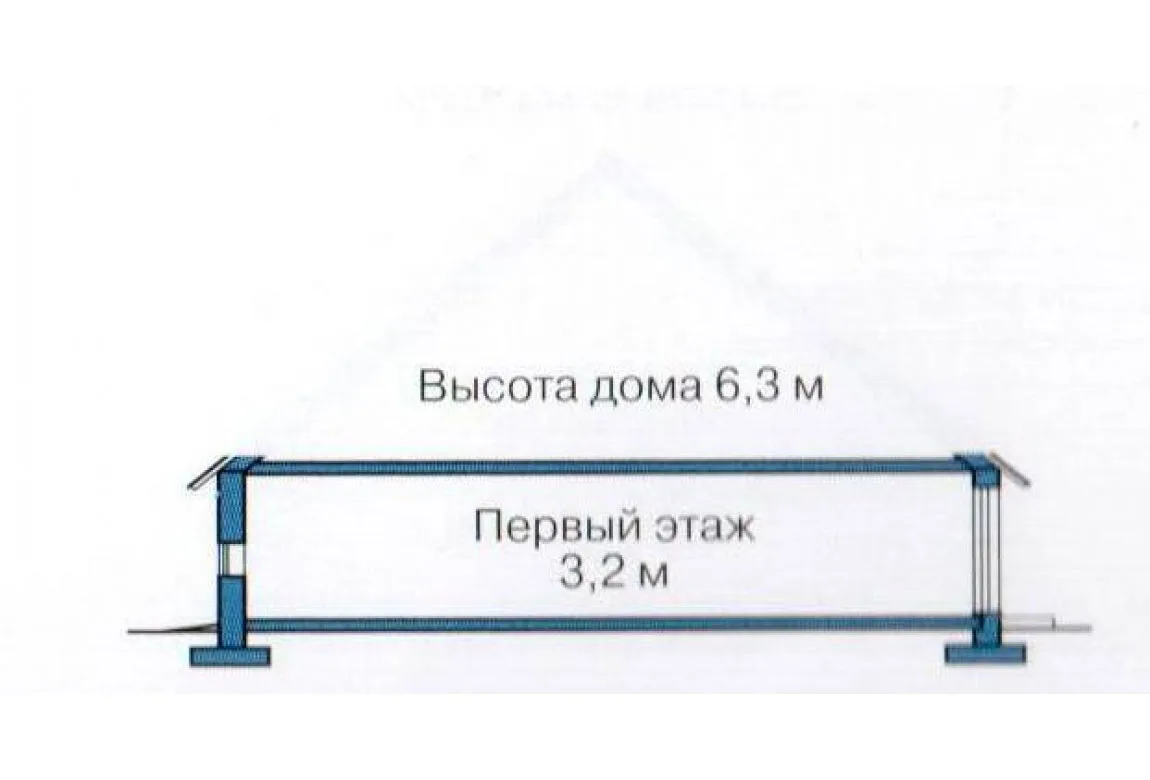 План N3 проекта кирпичного дома «1005»