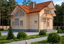 Проект дома из клееного бруса «Барселона» - 244.5м2, фото, план, цена. | «Арт Строй Дизайн»