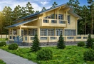 Проект дома из клееного бруса «Леон» - 259.5м2, фото, план, цена. | «Арт Строй Дизайн»