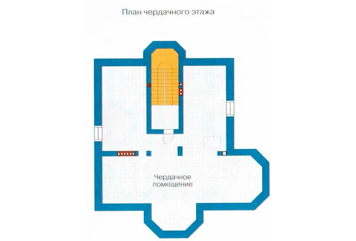 План N3 проекта кирпичного дома «1067»