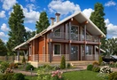 Проект дома из клееного бруса «1693» - 265м2, фото, план, цена. | «Арт Строй Дизайн»