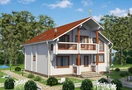 Проект дома из клееного бруса «Запад» - 250м2, фото, план, цена. | «Арт Строй Дизайн»