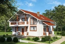 Проект дома из клееного бруса «Запад» - 250м2, фото, план, цена. | «Арт Строй Дизайн»