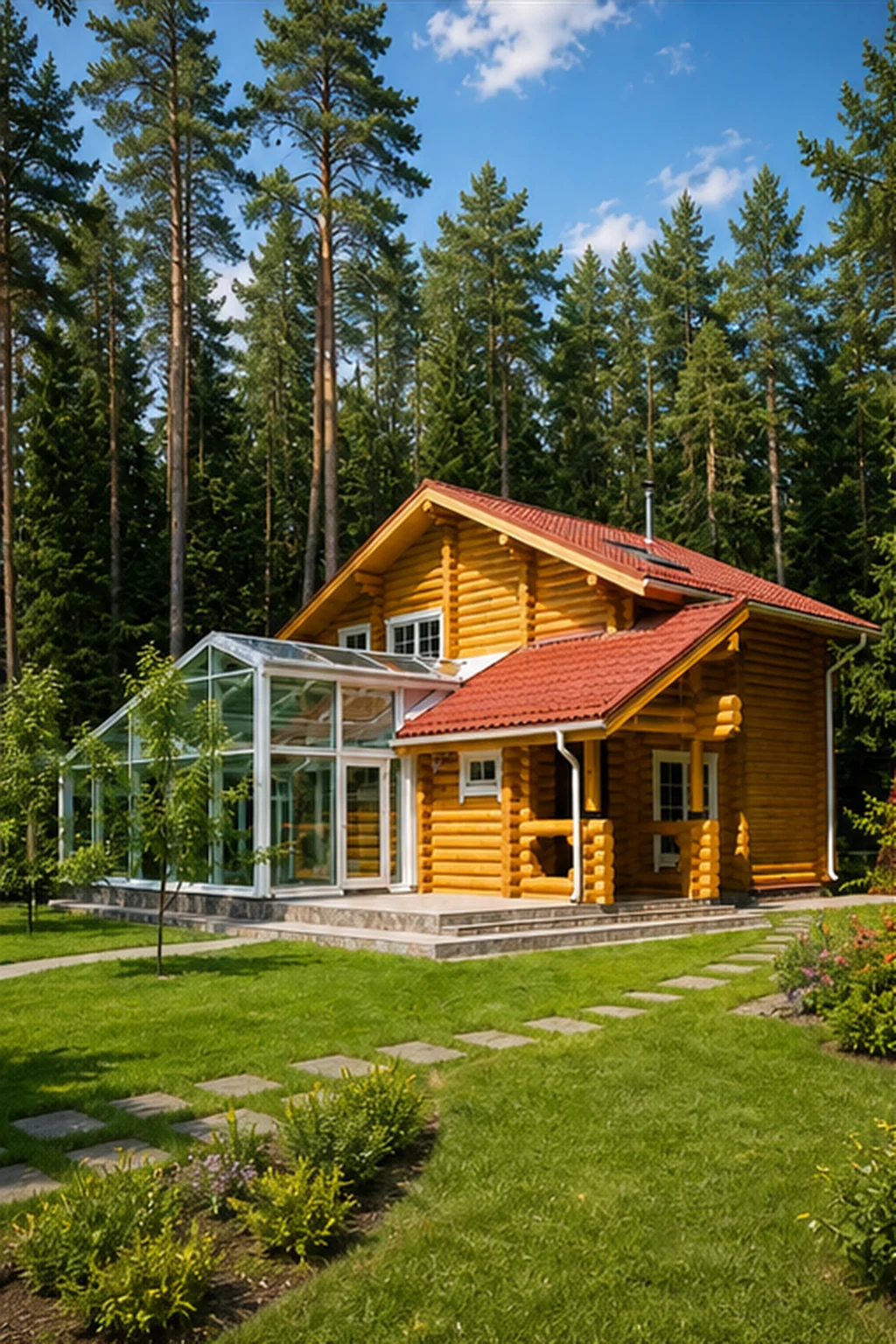 Проект «Синий Лес» — Дома из бревна