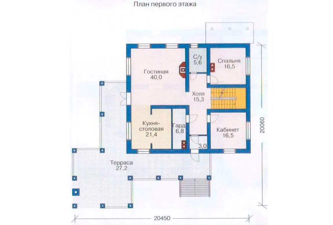 План N2 проекта ВИП дома «1084»