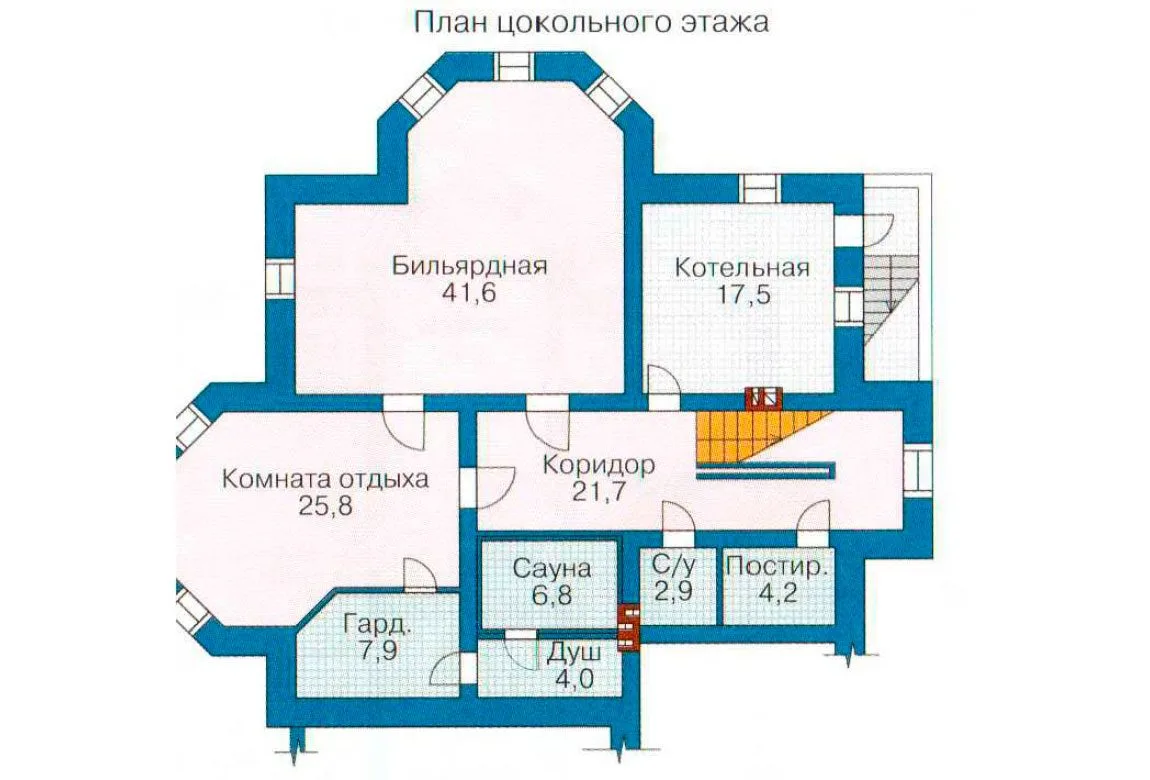 План N1 проекта ВИП дома «1086»