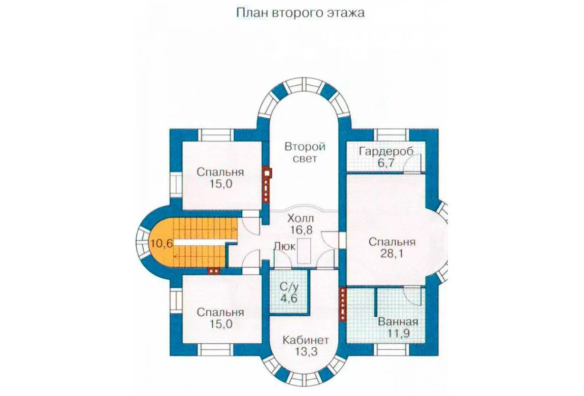 План N1 проекта ВИП дома «1087»