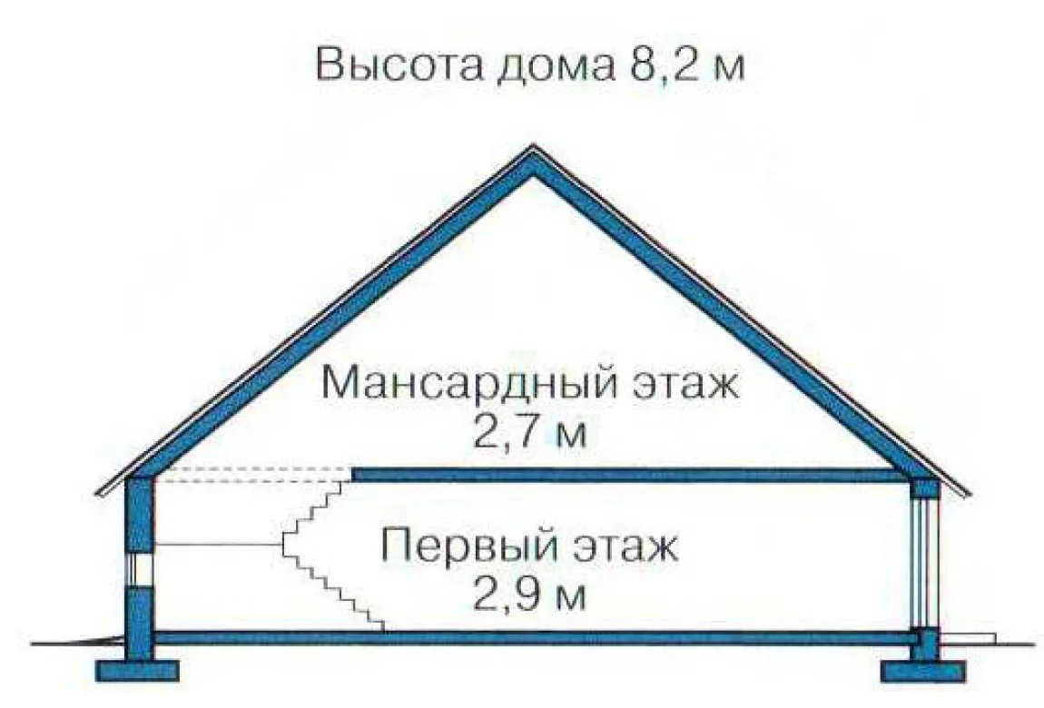 План N3 проекта кирпичного дома «1009»