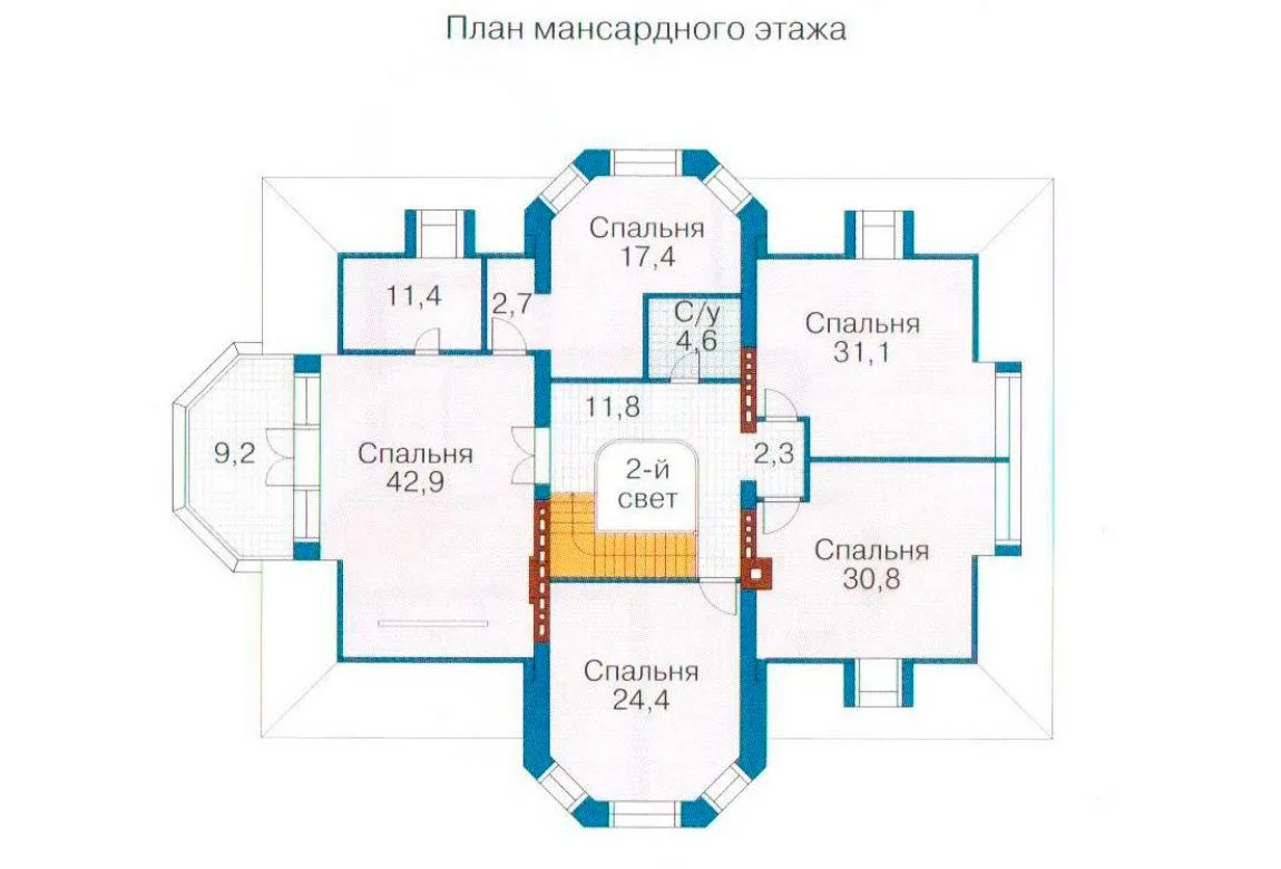 План N1 проекта ВИП дома «1098»