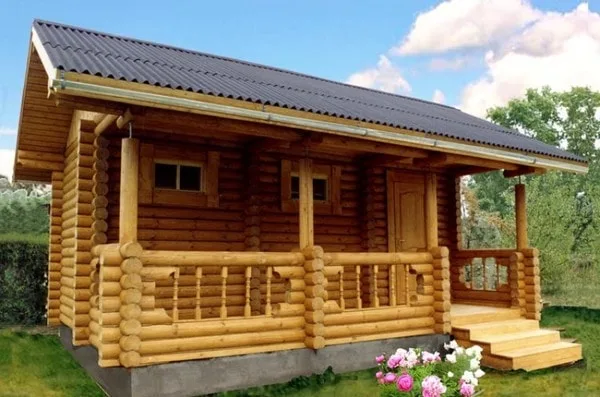Недорогие бани из бревна под ключ Недорогие бани из бревна под ключ