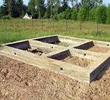 Строительство фундамента под баню Строительство фундамента под баню