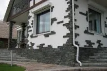 Отделка фасада искусственным камнем Отделка фасада искусственным камнем