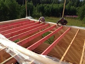 Строительство дома из клееного бруса в Хотьково 9