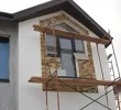 Внешняя отделка дома из несъемной опалубки