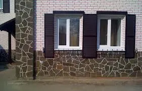 Отделка фасадов камнем