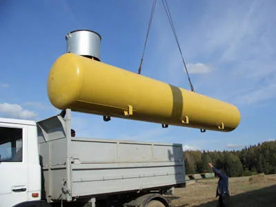 Установка газгольдера