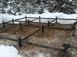 Утепление свайно-винтового фундамента