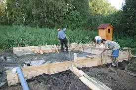 Фундамент для бани Фундамент для бани