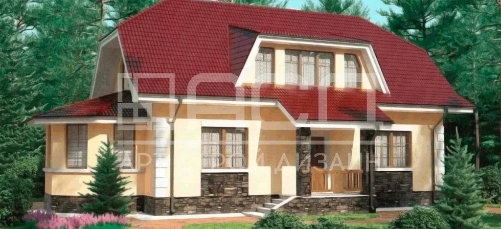 Проекты домов из газобетона с верандой: цены, чертежи, планировки