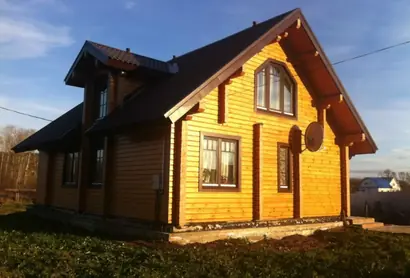Дом из клееного бруса в пос. Богослов