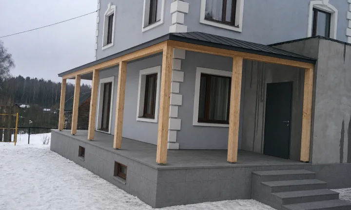 Готовый дом из газобетона в Дубне